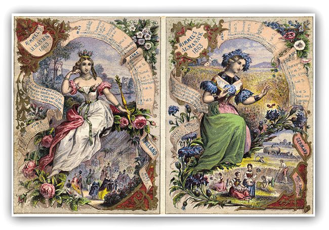 Image of 1863 Rimmel perfumed almanac